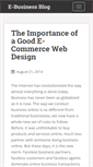 Mobile Screenshot of ebusinessblog.org