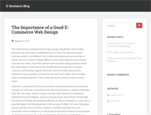 Tablet Screenshot of ebusinessblog.org